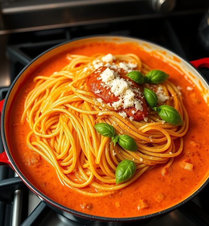 One-Pot Creamy Tomato Pasta