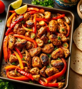 Sheet Pan Chicken Fajitas Recipe