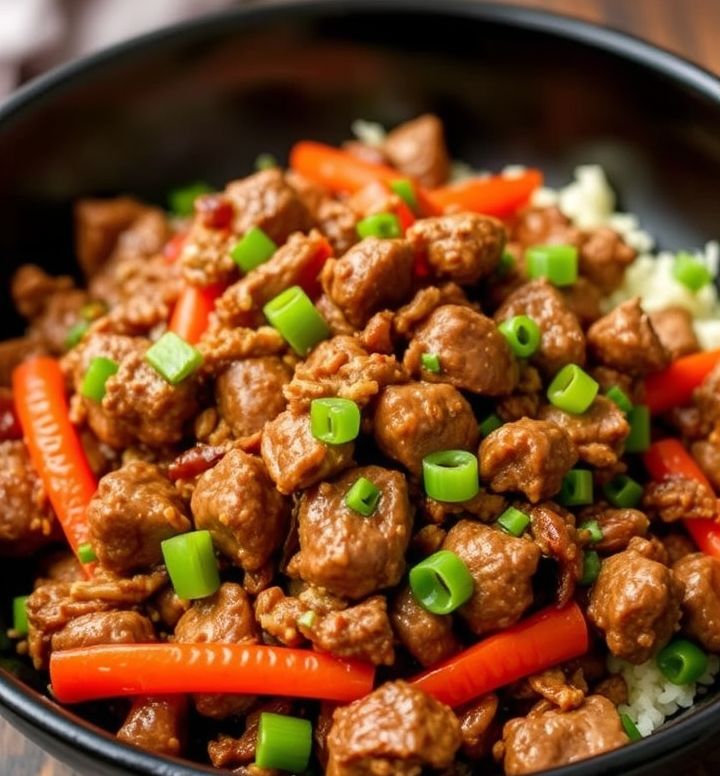 Ground Beef Stir Fry recipe